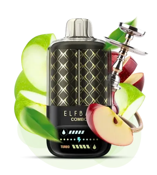 Elf Bar COMBO 25000 - Green Apple Double Apple Shisha (5% nic)