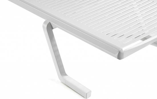 Шезлонг металлический Doge Италия белый