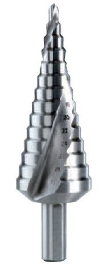 Сверло ступеньчатое спиральное HSSG 4-30мм (d10mm, L100mm) Krino 124006