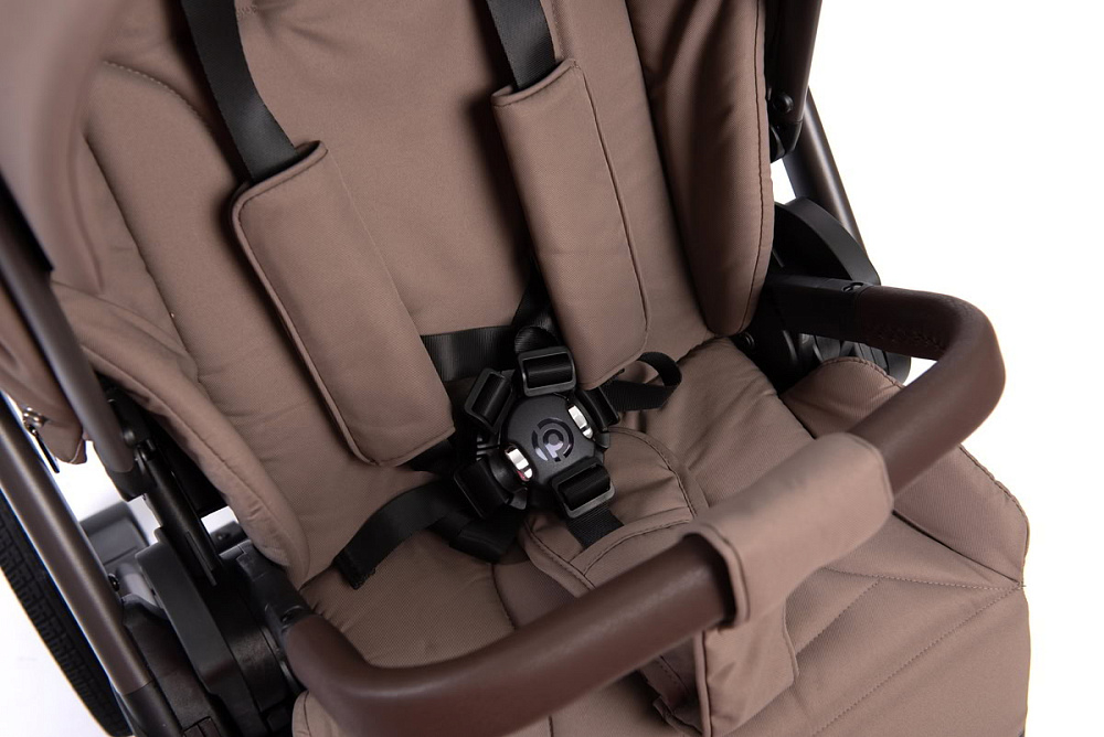 Детская коляска Peppy Monaco Thermo 3 в 1 с автокреслом Rise Black Mocco