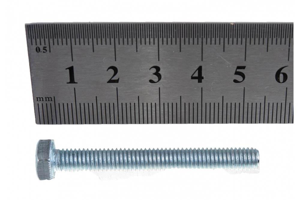БОЛТ СТРОЙБАТ ОЦИНКОВАННЫЙ DIN 933М 6Х50 4ШТ