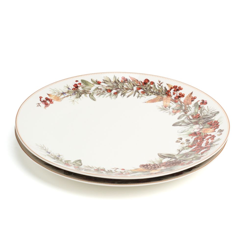 НАБОР ТАРЕЛОК ОБЕДЕННЫХ LEFARD "МОРОЗКО" 2 ШТ. 27 СМ (КОР=9НАБ.)