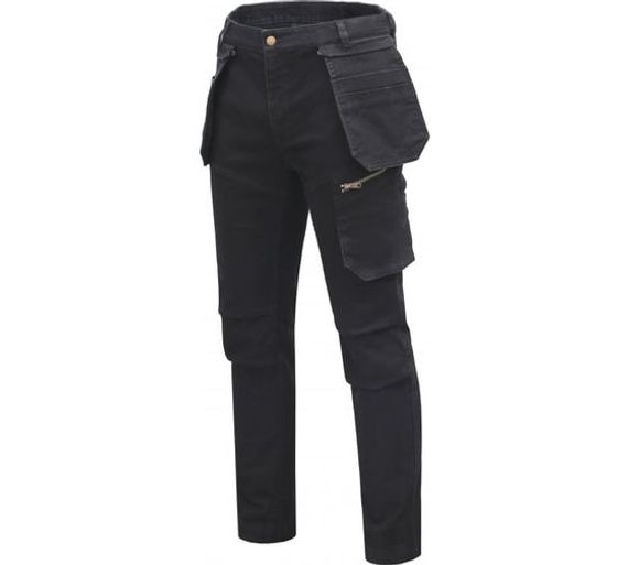Брюки рабочие джинсовые черные ESDORF Högert, арт. HT5K935