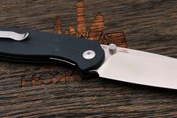 Нож складной CJRB Aes, клинок 83мм, сталь AR-RPM9, рукоять G10