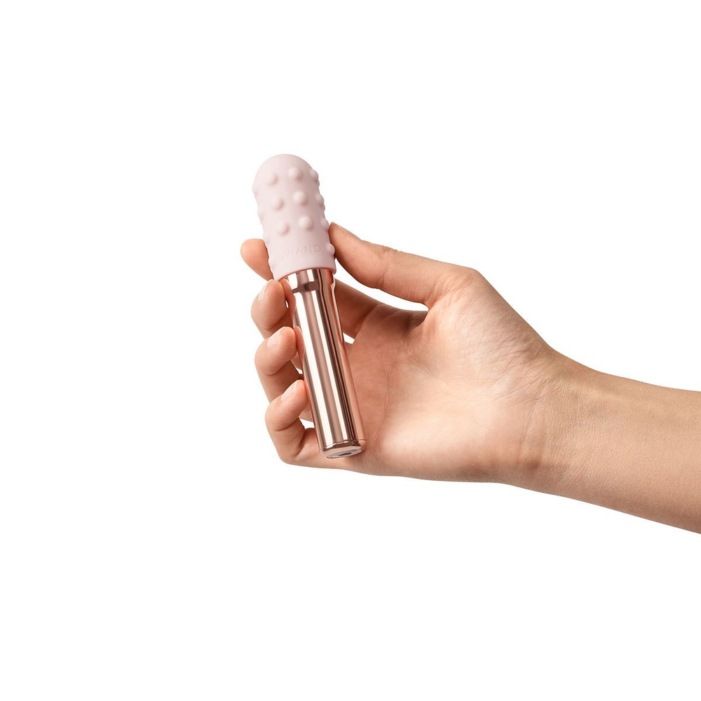 Жезловый вибратор Le Wand Grand Bullet, 12,4 см, пудровый