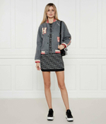 Хлопковая куртка бомбер Tommy Jeans - серый(DW0DW20547)