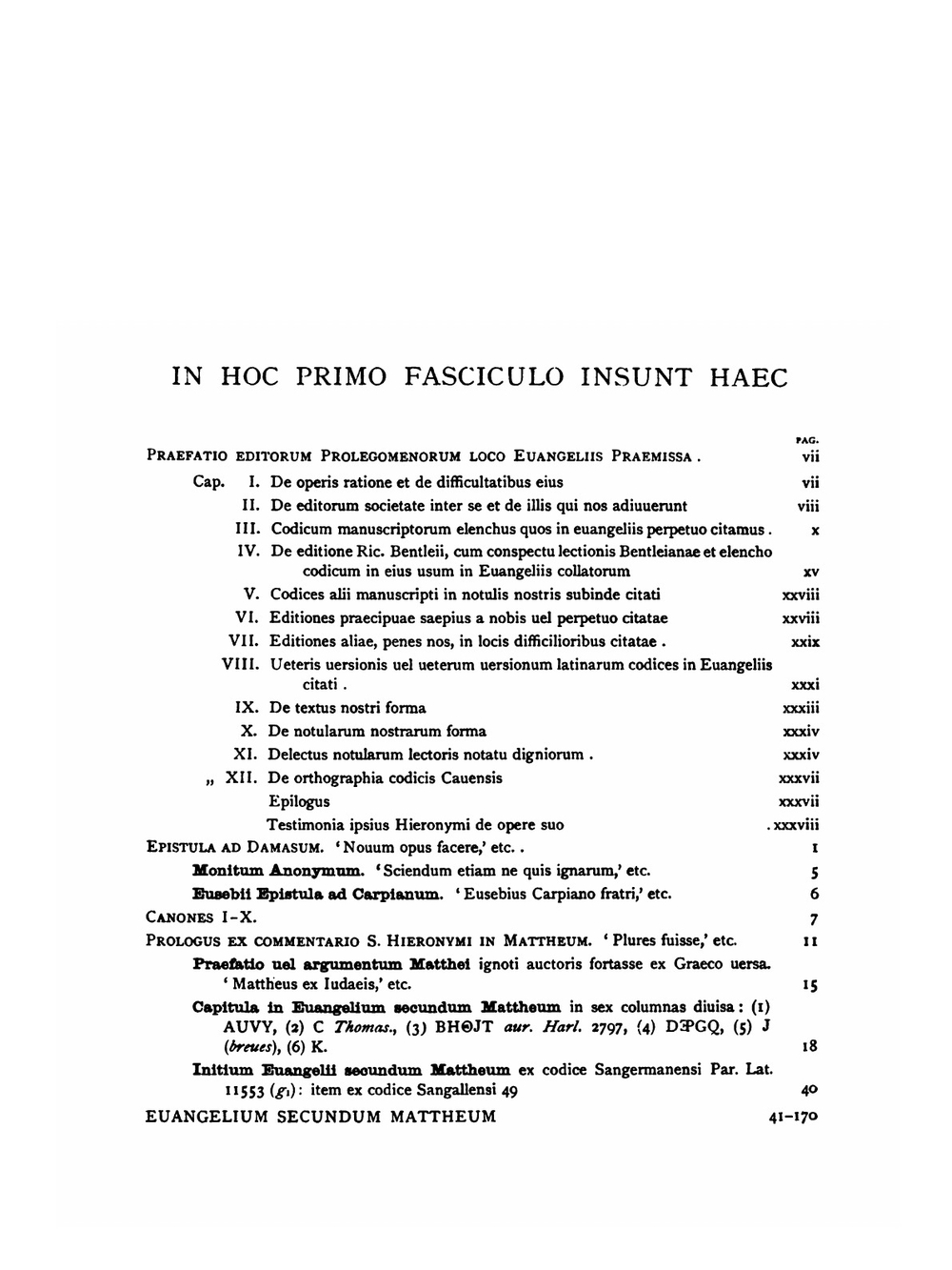 Nouum Testamentum Domini nostri Iesu Christi latine | Saint Jerome