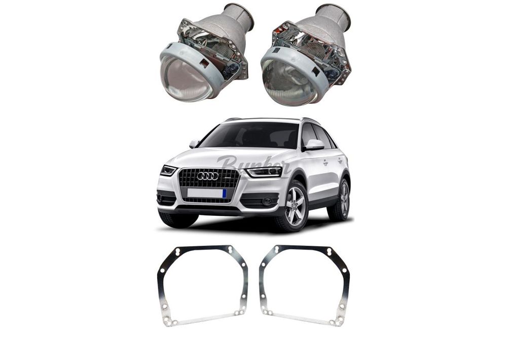 Готовый комплект для замены штатных линз Audi Q3 8U рестайлинг 2014-2018