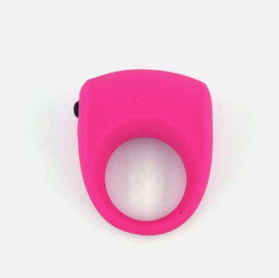 Эрекционное кольцо с вибрацией,розовый