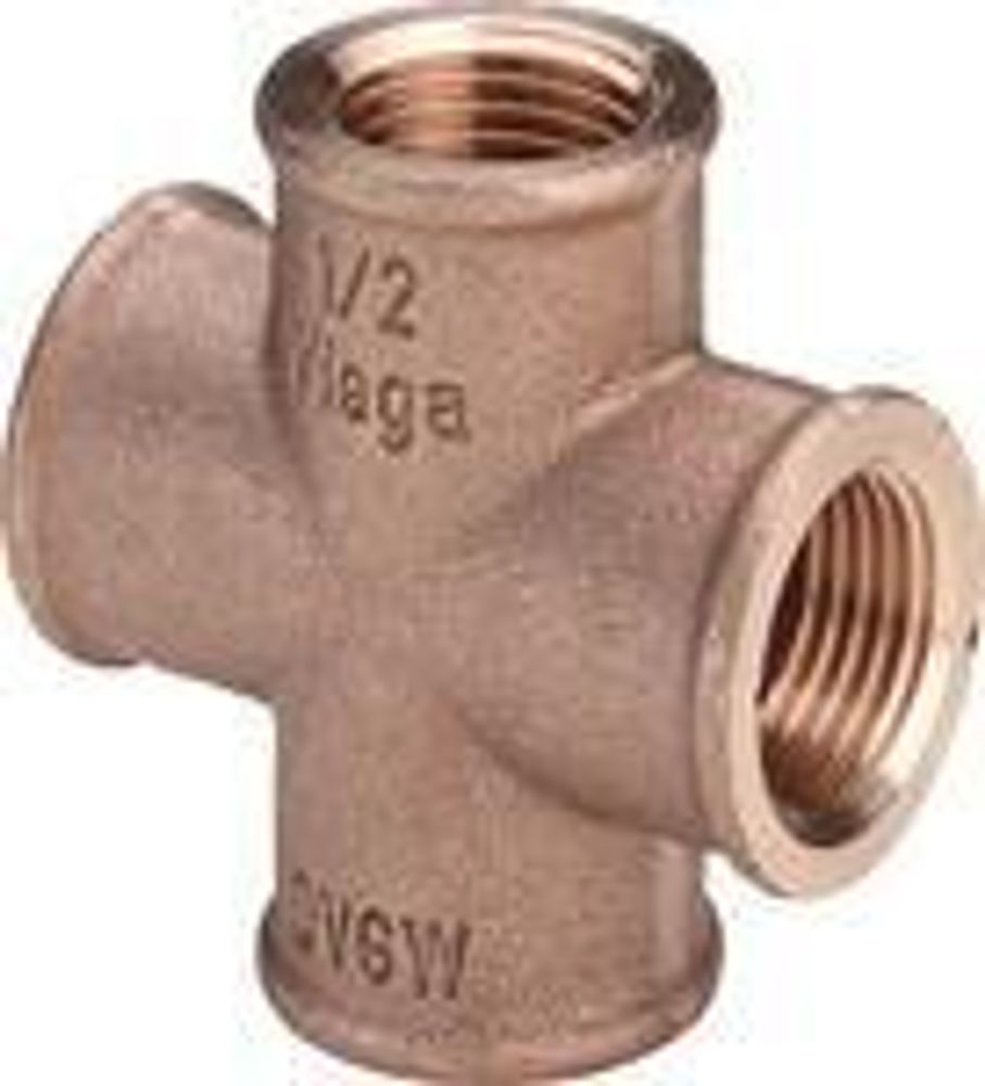 Крестовина Viega 3/4&quot; ВР, бронза