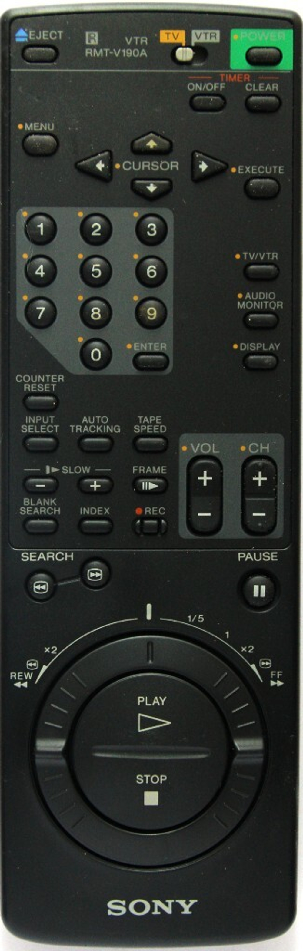 Пульт ДУ для SONY RMT-V190A org  TV/VCR