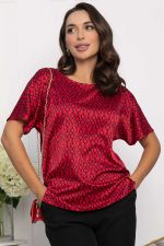 Блуза Морган (красная/цепи) Б14087-16М LT Collection
