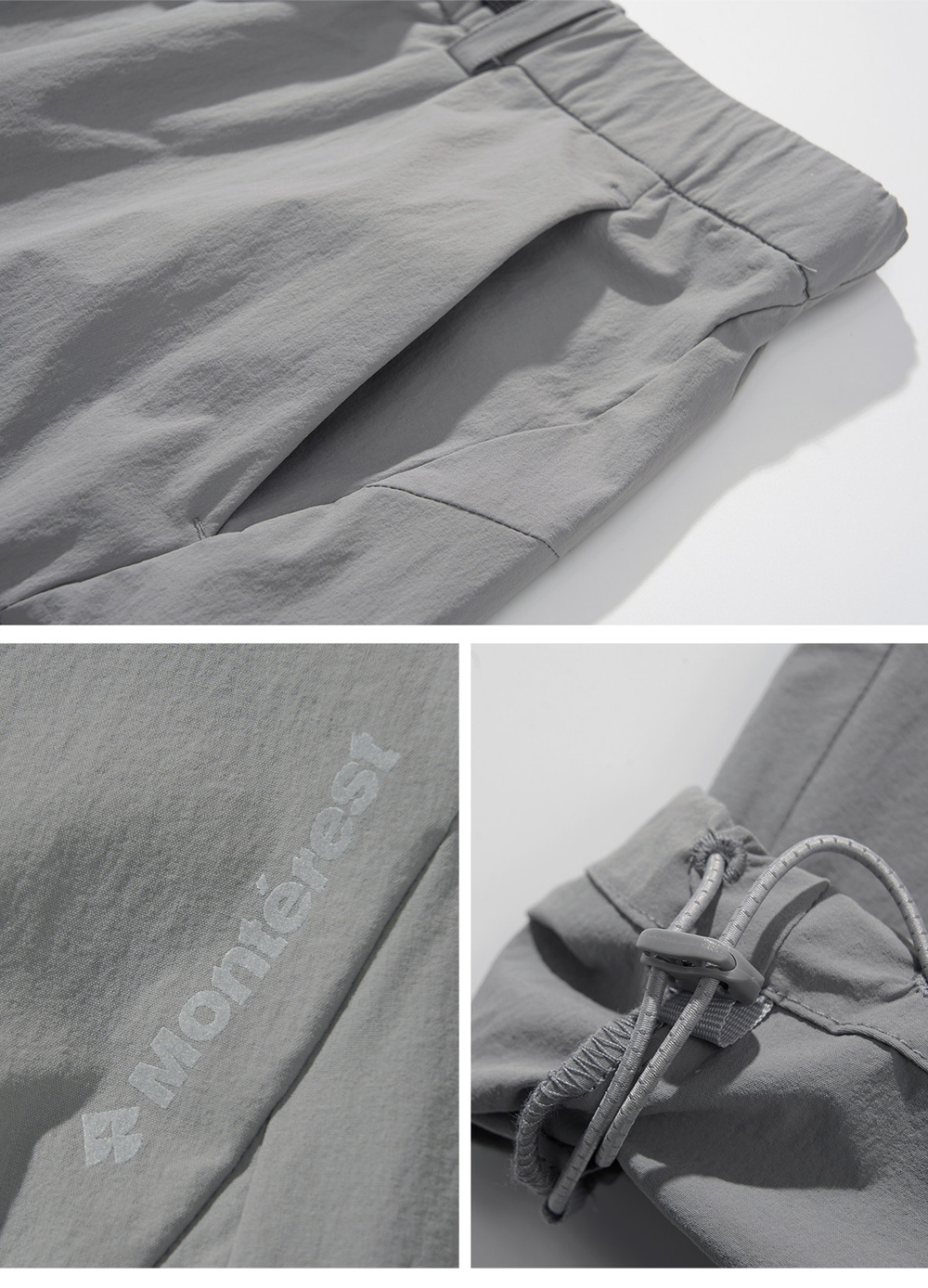Штаны Nothomme Monterest Relaxed Softshell серый