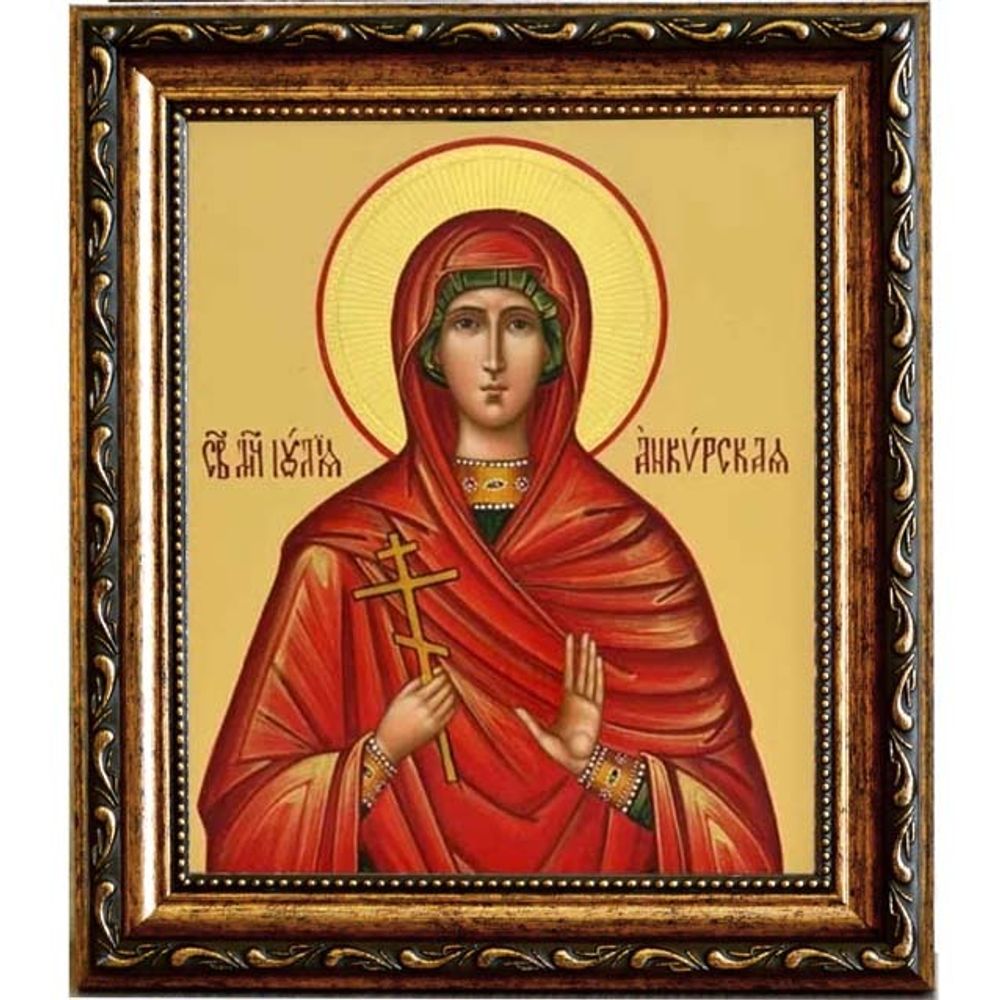 Иулия Анкирская (Коринфская) Святая Мученица. Икона на холсте.