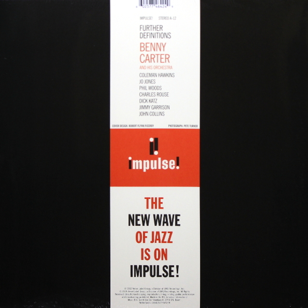 Benny Carter & His Orchestra / Further Definitions (LP)