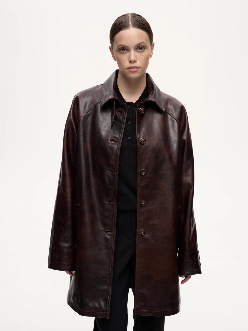 Кожаное пальто Маргарет