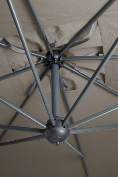 Зонт для кафе профессиональный Galileo Dark, 300х400 см