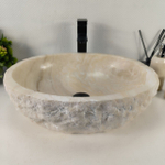 Раковина из оникса Erozy White EO-64365 52*42*15 0213