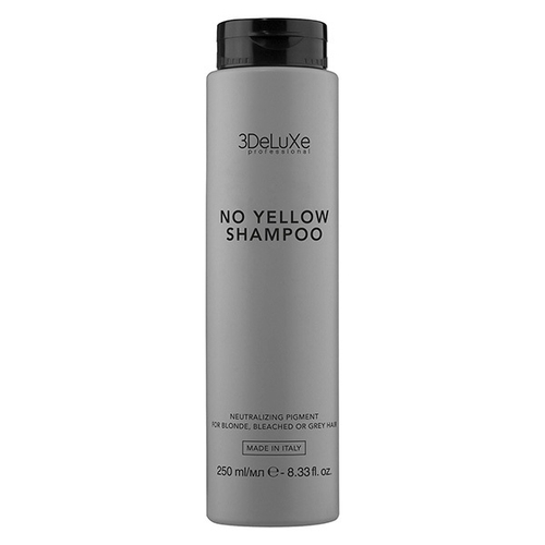 Шампунь для нейтрализации желтизны волос 3DeLuXe Shampoo No Yellow 250мл