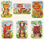 Бизиборд серии Животные