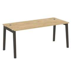 Onix Wood Direct Стол руководителя OW.SRR-5.8 Тиквуд Светлый/Дуб Темный/Металл Антрацит 1780*800*750