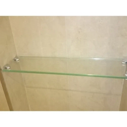 Полкодержатель (держатель для стеклянных полок) толщина 3-9мм никель, комплект 12шт. OTLEX.