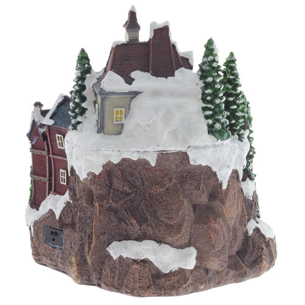 GAEM Фигурка декоративная "Рождество" (4 мелодии, подсвет, движ, 3xAA н/п, +USB), L29 W27 H30 см