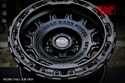 Диск колёсный литой BLACK MUD M530B с бедлоком R17 8,5 ET0 Matte Black W Beadlock Ring