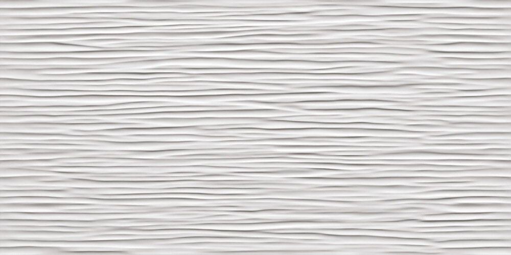 Керамическая плитка для стен ATLAS CONCORDE 3D WALL DESIGN 3D Wave White Glossy