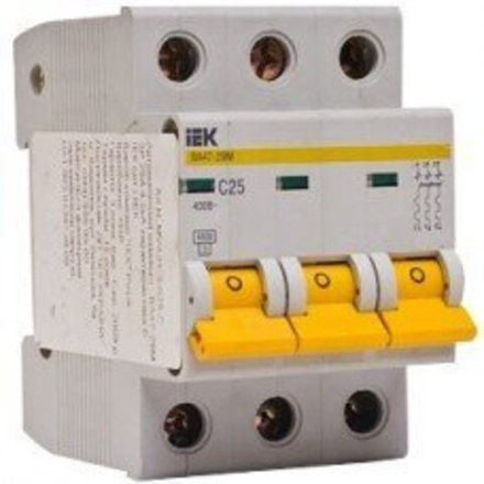 Выключатель автоматический 3х-полюсный ВА 47-29, 25А