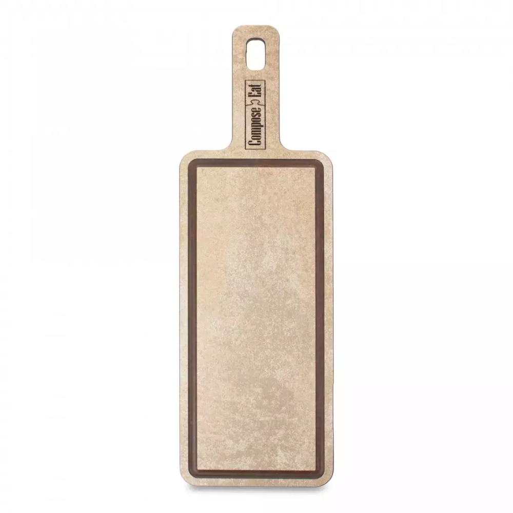 Доска для сервировки 12х36см ComposeEat ProFashion порфир кремовый