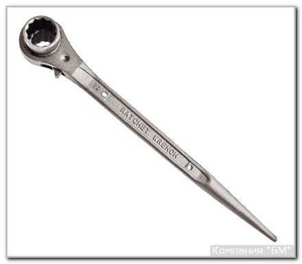 Ключ коликовый 19х22 с трещ. и перекл. БМ