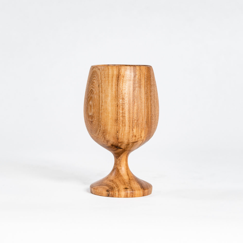 Деревянная рюмка (стопка) из дерева вяз (карагач) R35