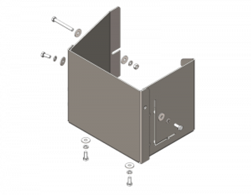 Усиленная защита Motodor насоса adblue. 3 мм, сталь. для Kamaz 5490 2014-н.в. арт.27707