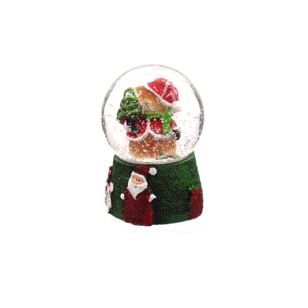 GAEM Фигурка декор в стекл шаре "Дед Мороз/Снеговик/Мишка", D 4.5 см, L4,5 W4,5 H6 см, 4в.