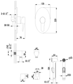 Смеситель с гигиеническим душем LEMARK ANTLANTISS – LM3219C