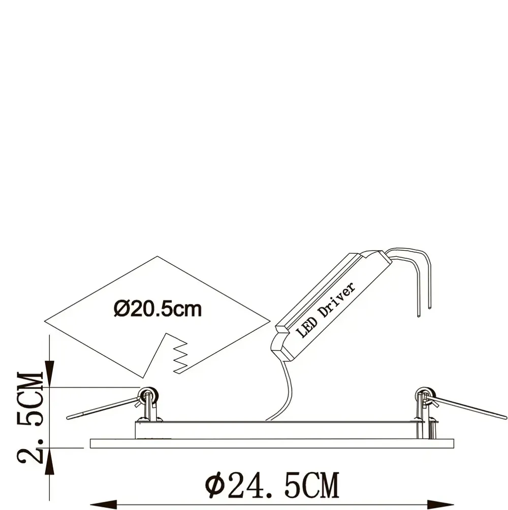 Встраиваемый светильник Arte Lamp