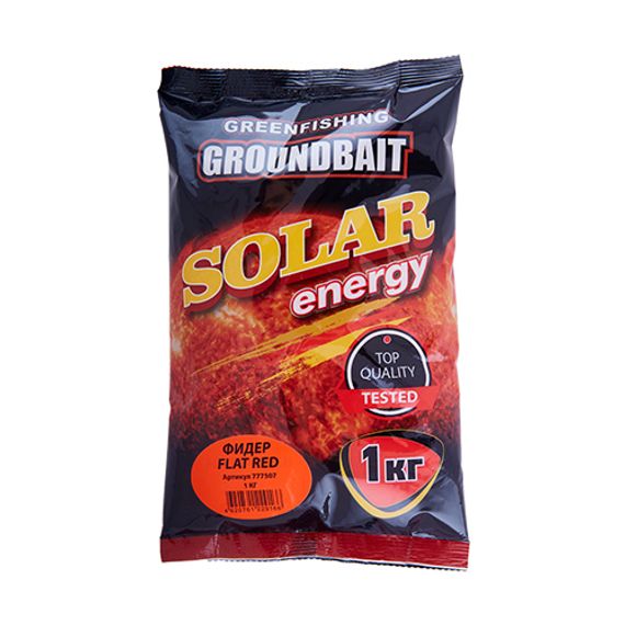 Прикормка GF Solar Energy 1кг Фидер Flat Red