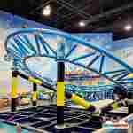 Детскй аттракцион-горка «Безумные гонки», 16 мест, 18×10×2 м