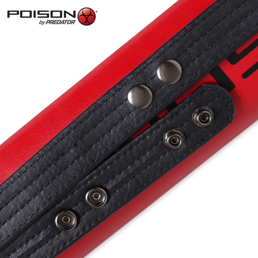 Тубус Poison Armor Velcro 1x1 красный/чёрный