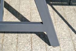 "Куба" обеденная группа на 10 персон, стол HPL "дуб", круглый роуп