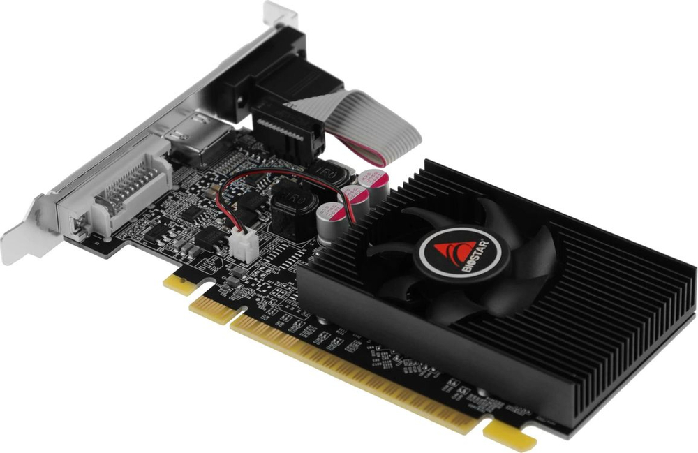 Видеокарта Biostar NVIDIA  GeForce 210 VN2103NHG6 1ГБ DDR3, Low Profile,  Ret
