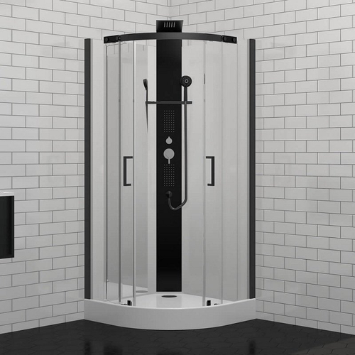 Душевая кабина Black&White Galaxy 90x90 см, 8701900