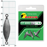 Груз с вертлюгом для рыбалки SY-6002 1,2 (4,2g) (упк. 3шт.)