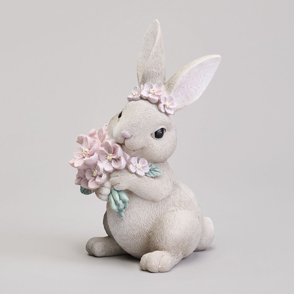 ФИГУРКА ДЕКОРАТИВНАЯ "КРОЛИК" 9Х9,5Х16 СМ