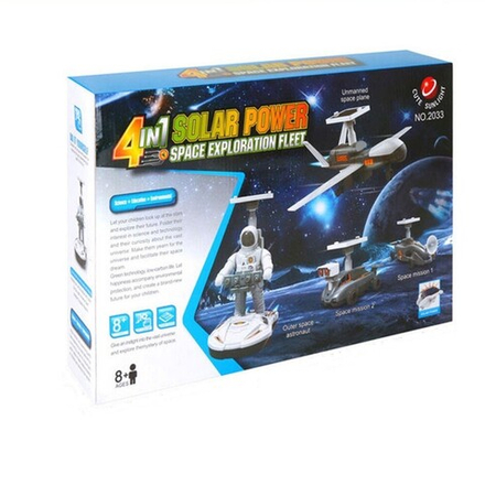 Эко-конструктор 4 в 1 SOLAR POWERED SPACE EXPLORATION FLEET