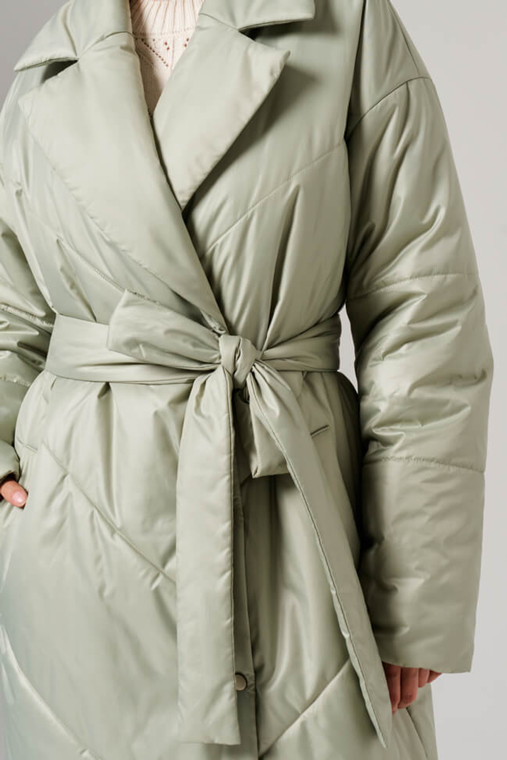 0109 Пальто женское (полынь)