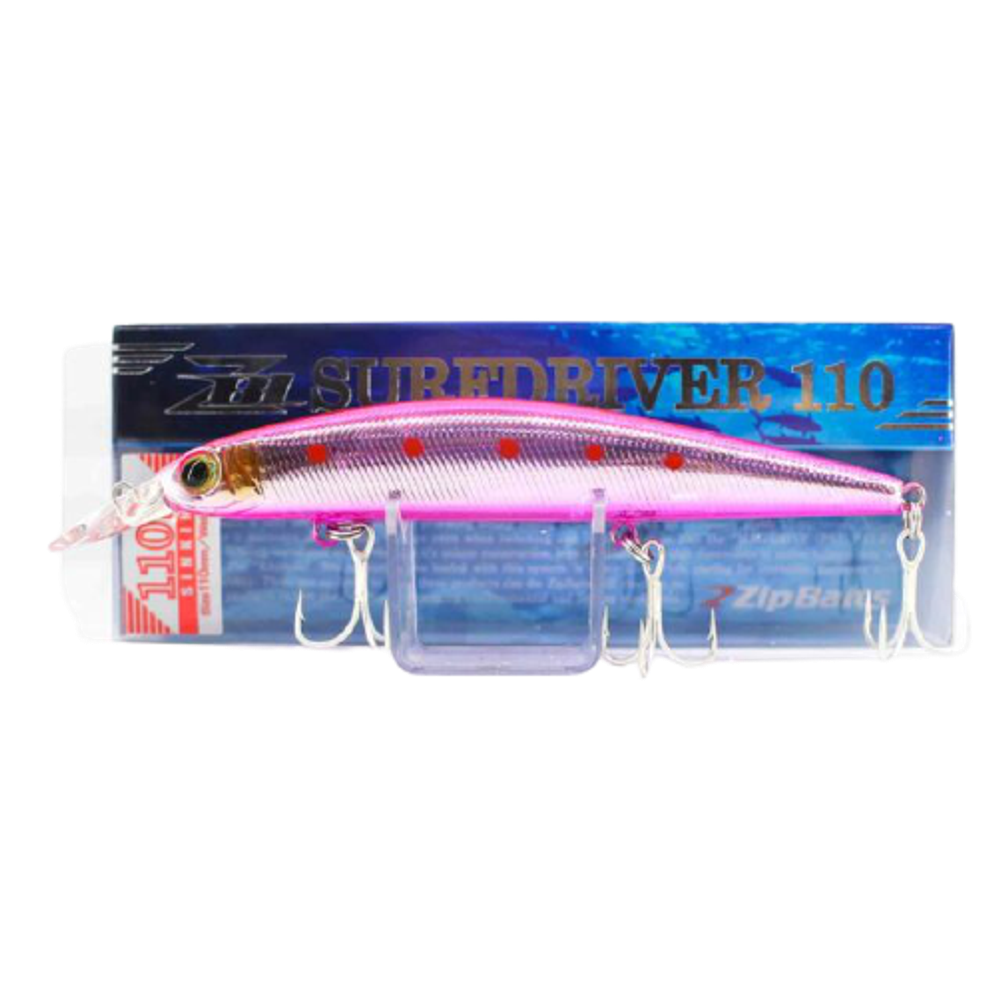 Воблер ZipBaits ZBL SURF DRIVER 110S 691 Seethrough Pink