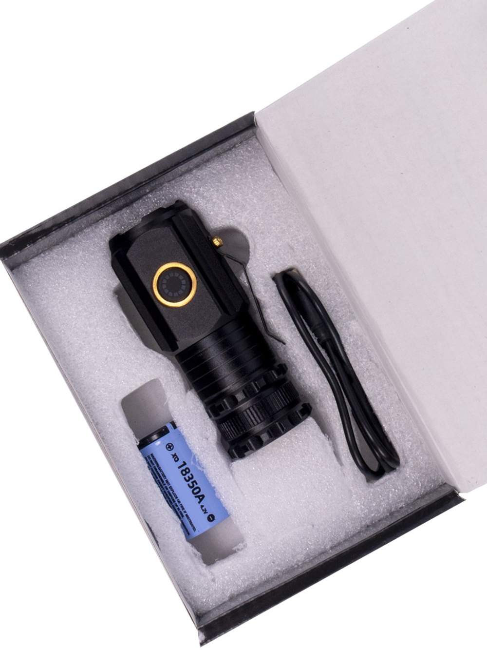 Фонарь ручной аккумуляторный Power bank Магнит диод PМ10TG,СОВ