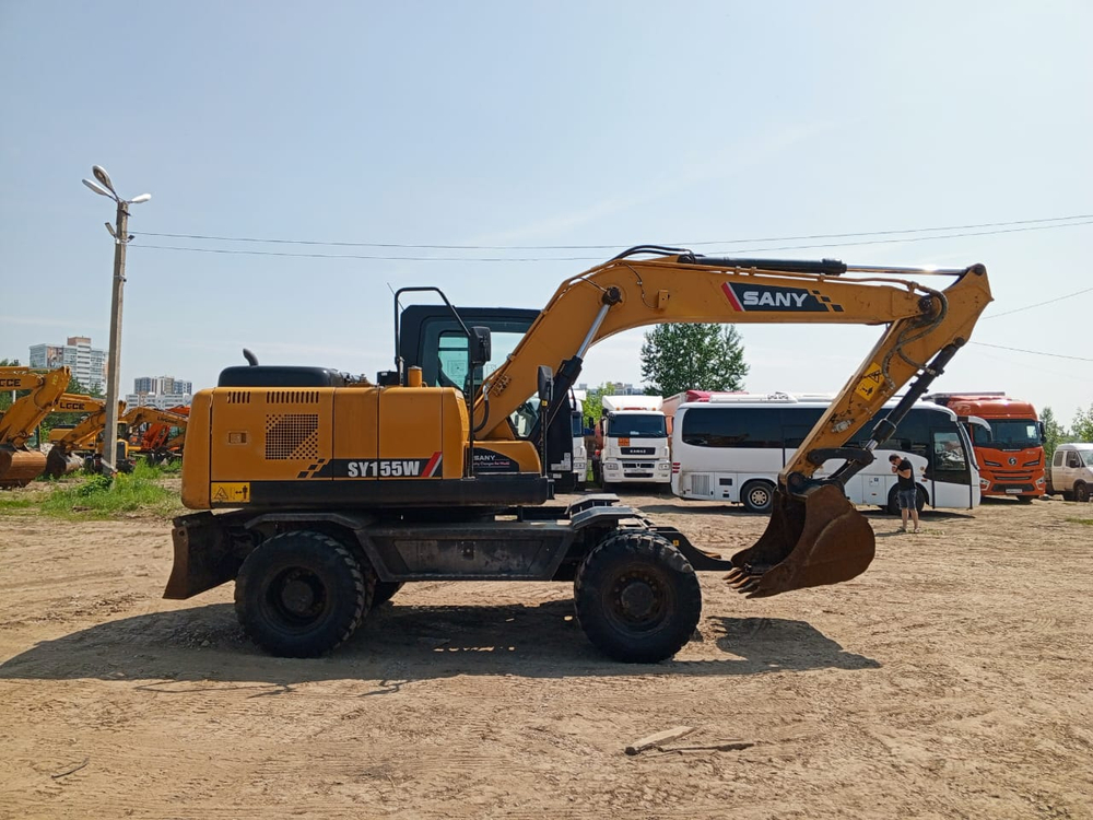 SANY SY* Экскаватор SY155W (Дизельный, 5,2 л, 163 л.с., АТ)